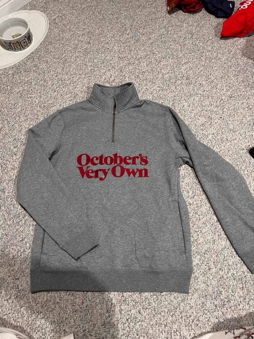 OVO Grey Quarter-Zip Sweatshirt